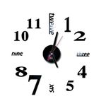 Generic 3D Wall Clock DIY Large Modern Design Decal - image 5