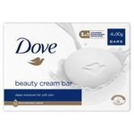 Dove Beauty Cream 4×90 Bar Deep Moisture For Soft skin ( 4 in 1 ) Pack.