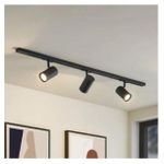 Generic 40w Track Light Adjustable Track Ceiling/wall Spotlight 3 in 1 – Black