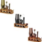 Generic 9 pcs stainless steel cocktail tools set