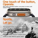 Generic Series 10 Ultra3 7-in-1 Strap 2.2" Bluetooth Call Full Touchscreen Smartwatch- For Android and iOS - image 6