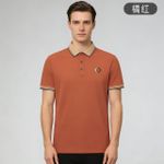 product_image_name-Fashion-Men's Business Casual Polo Shirt Short Sleeve Summer Rhinestone T-Shirt-1