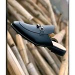 Men's Chain Top Half Shoe Black