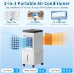 Generic Evaporative Air Cooler with 2.6 Gal Removable Water Tank - image 6