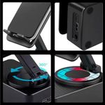 Kisonli Foldable Phone Stand with Built-in Speaker and Power Bank - image 2