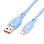 Digifon Silicone 12W USB-A To Lightning 2M Cable for IOS Phones - Cobalt Blue - image 2
