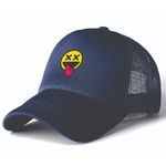 Mauton Navy blue mischievous truckers facecap 