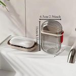 Generic Travel Soap Holder Storage Box With Encloses Lid(2pcs) - image 5