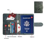 product_image_name-Fashion-RFID-Blocking Premium PU Leather Passport Holder & Travel Document Organizer-4