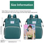 Generic Baby Backpack Convertible Foldable Baby Diaper Bag - Bed Carry Cot Green - image 2