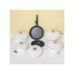 Generic 6 Set Non-stick Die Cast Iron Pot Set Cookware- Non-Toxic