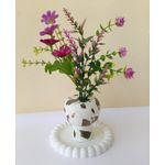 product_image_name-Generic-Decorative vase with artificial flowers and bubble tray Decor -2