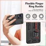 product_image_name-Generic-For Tecno Spark 10 5G Variety Brave Armor Finger Loop Holder Phone Case(Black)-5