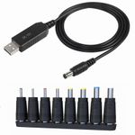 Generic USB DC 5V to 12V Set Up Cable Converter Adapter