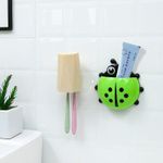 Generic Ladybug toothbrush and toothpaste holder with suction holder.