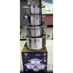 product_image_name-Generic-High Grade 4 Set's Induction Nonstick Stainless steel Pot (24,22,20,18CM) -4
