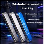 Generic Mouth Organ ( Harmonica ) – 24-Hole Musical Instrument for Beginners & Adults - image 2