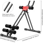 product_image_name-Generic-Ab Workout Equipment Abdominal Trainer Adjustable Ab Machine  Foldable Abdominal Exercise Machine Abdominal Trainer Stomach Workout -1