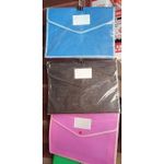 3pcs -Strong Plastic Document Folder, Can Take 500 Sheets