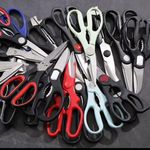 Generic 1 Pc Random Strong Multi-Purpose Stainless Steel Scissors – Heavy-Duty Household & Kitchen Cutting Shears