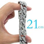 Hip-hop Cuban Bracelet - Silver