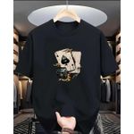 High quality black customized T-shirt 