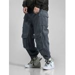 Dark Grey Cordurol Combat Pants