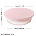 product_image_name-Generic-Cake Decorating Turntable Baking Cake Rotary Table Plastic Round Plate-5