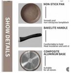 Generic Non Stick Frying Pan - 24cm - image 8
