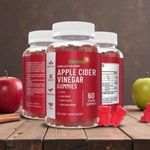Daynee Apple Cider Vinegar Gummies For Detox, Weight Loss, Cholesterol & Energy