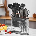 Generic 16pcs Non Stick Silicone cooking spoon and Kitchen knife set(high quality)