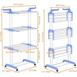 Generic 4 Layers Baby And Adult Foldable Clothes Hanger / Dryer Rack - image 3