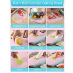 product_image_name-Generic-9 In 1 Vegetable Cutting Board Fruit Peeler Shredder Slicer-3