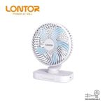 Lontor Rechargeable rotating desk table fan 6 inches ctl-mf032-6
