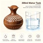 Generic 300ml USB Ultrasonic Aroma Diffuser, Aromatherapy Humidifier, Cool Mist Maker with LED Night Light - image 6
