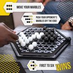 Generic Hexagonal Marble Strategy Board Game for Family, Classic Logic Brain Training Puzzle Game - image 2