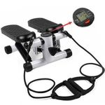 MINI STEPPER WITH RESISTANCE BANDS AND LCD MONITOR