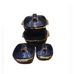 Dinner Insulated 4 In 1 Set Of Luxury Plate / Wormer