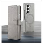 Samsung Leather flip case for Galaxy Fold 6 with MagSafe