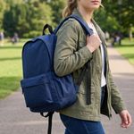 Fashion Blue Basic Backpack School bag - image 2
