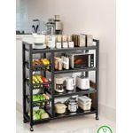 Generic Sturdy 4 Layers Shelf - Foldable Storage Organizer Rack - 120cm