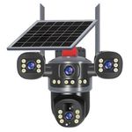 Latest V380 8MP TRIPLE LEN 4G PTZ SOLAR SECURITY CAMERA