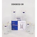 6 pieces glass cup/ juice 