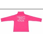 Fashion PINK  Kids High Neck Light Sweater