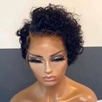 Heat Resistant  Frontal Pix Cute  ✂️ Skull Cap Wig