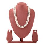 product_image_name-Fashion-Stunning Double Line Pearl Necklace Set For Women-1