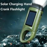 MATIHO Mini Hand Crank Solar LED Emergency Flashlight,USB Output,Type C - image 7