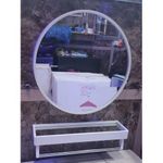 product_image_name-Generic-Mirror with Shelf White Round-40cm-3