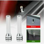 Generic 4PCS Universal Aluminum Alloy Car Door Lock Pins   Rustproof Auto Door Lock Knobs Modification Accessories for Cars & SUVs - image 5