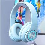 product_image_name-Generic-B39 Wireless Headphones with LED Lights, Comfortable Over-Ear Design, Foldable with Built-In Microphone, Bluetooth, FM Radio, SD Card Slot, Perfect Travel & Gaming Gift for Birthdays, Easter, Christmas Boyfriend And Girlfriends. B39 Head Mounted-2